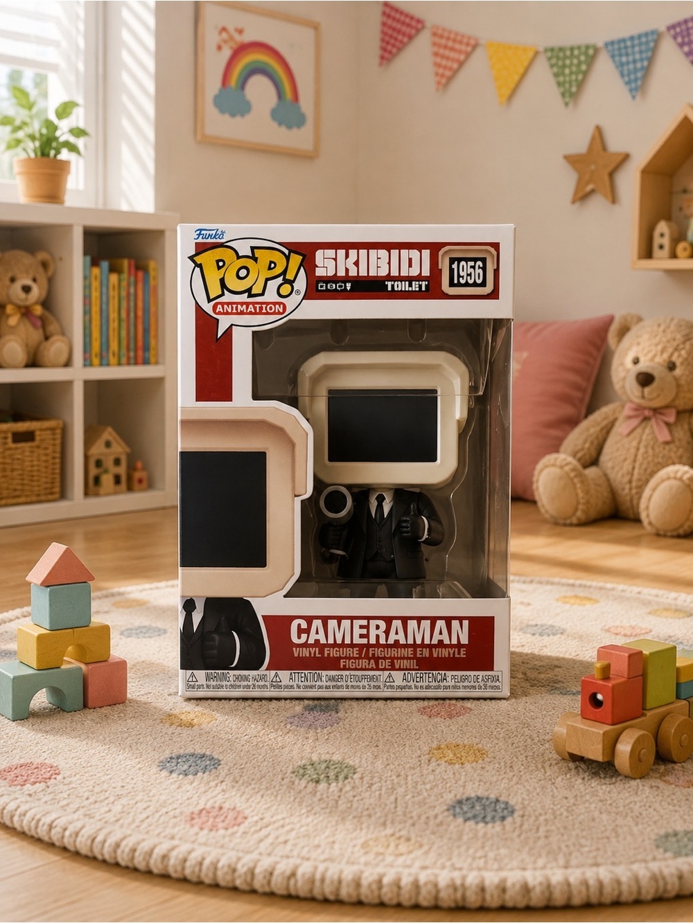 Funko Pop Skibidi Toilet Cameraman #1956 Animation Vinyl Figure